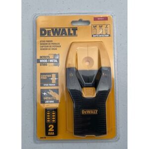 DEWALT DW0100 Stud Finder Center Find Wood Metal Live AC Wire Detector New